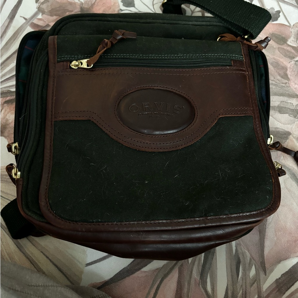 Orvis Green Messenger Bag
